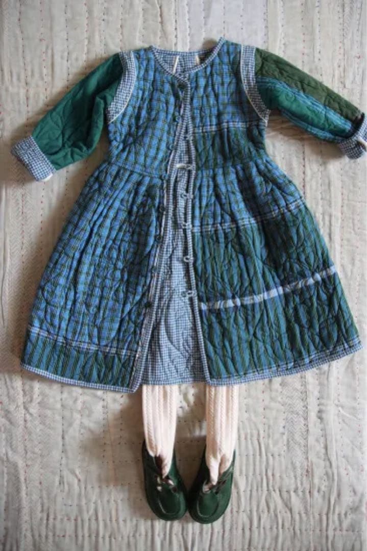 ワンピース Bonjour diary QUILTED COAT DRESS Vichy