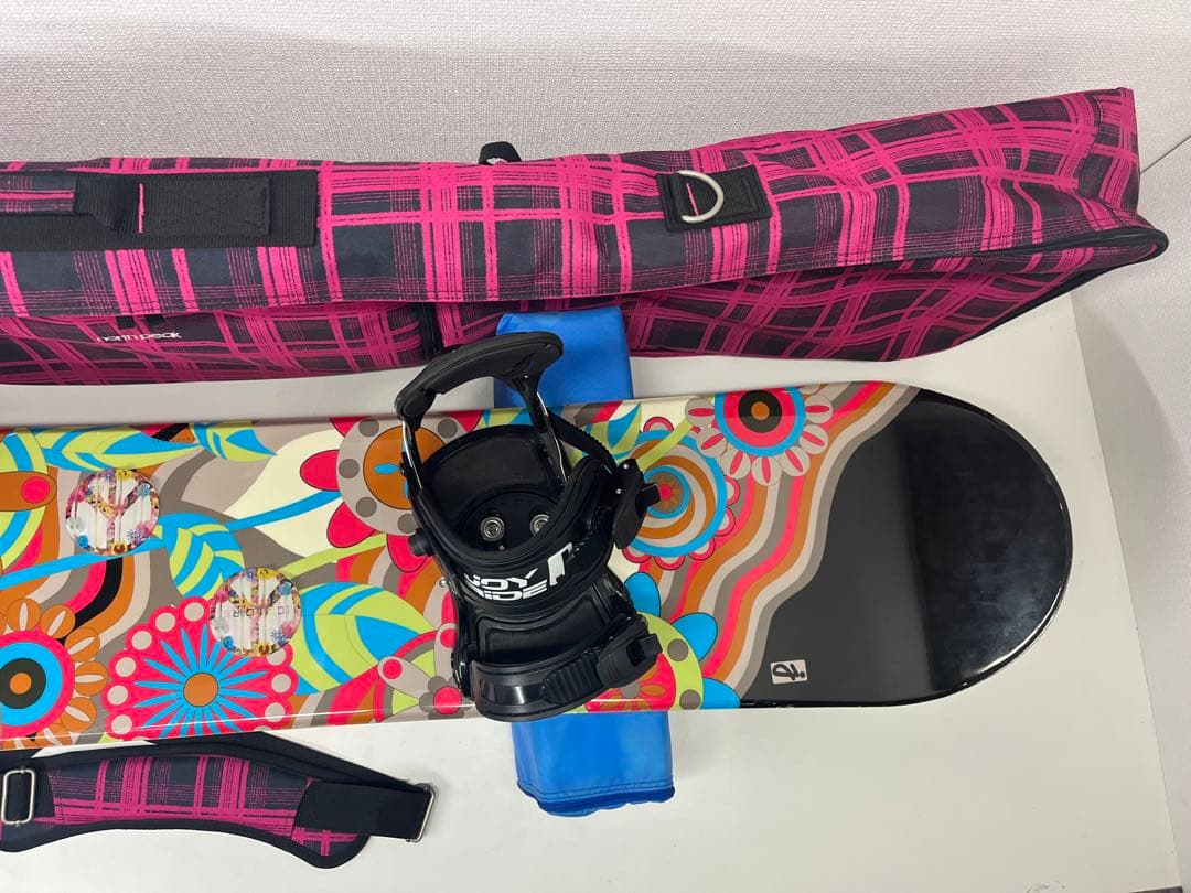 レディース JOYRIDE スノーボード板 ビンディング スノーボードケース
