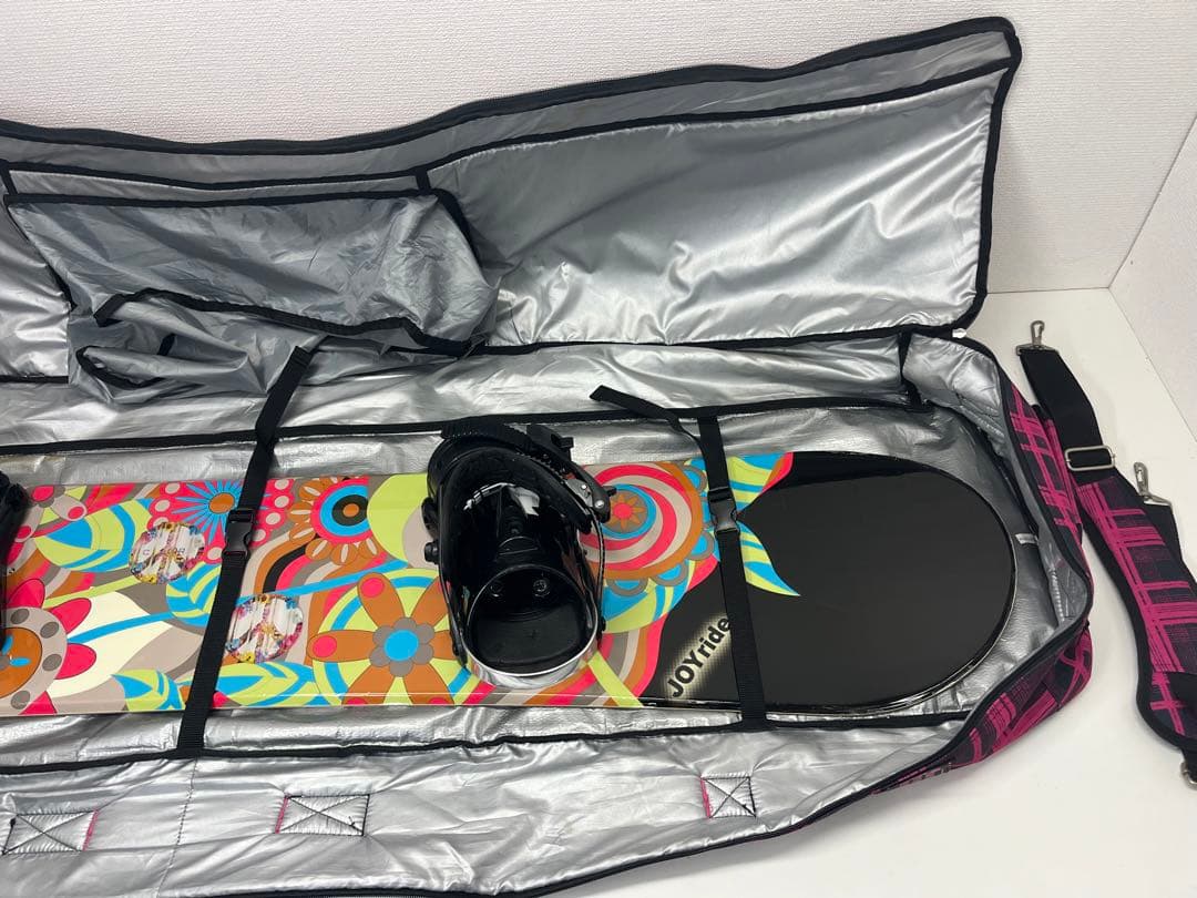 レディース JOYRIDE スノーボード板 ビンディング スノーボードケース