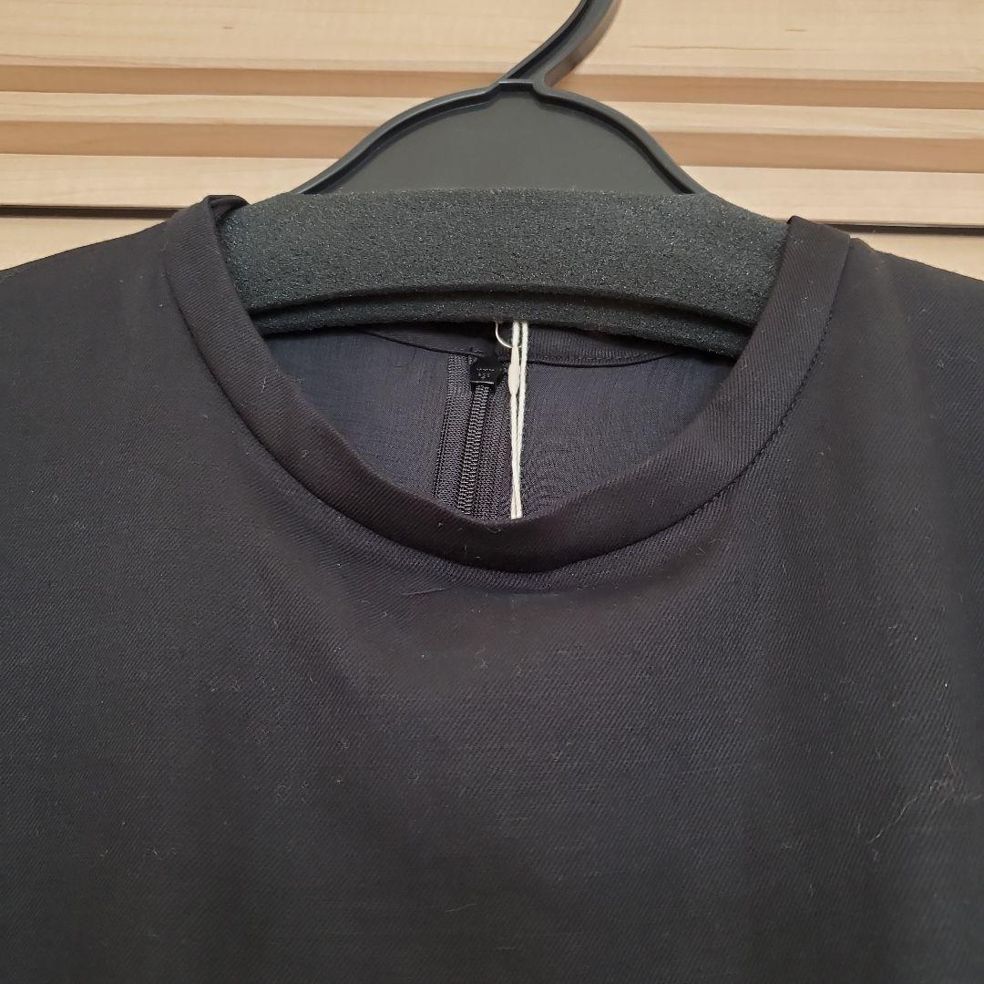 中川政七商店　重ね襞のワンピース&ジャケット　黒　フォーマル