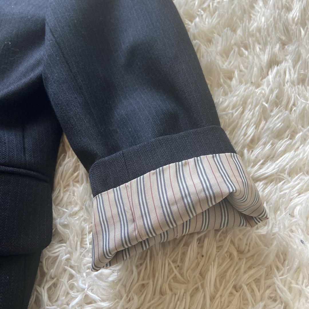 美品　バーバリーロンドン　キッズフォーマル　110 スーツ　男の子　紺　ネクタイ