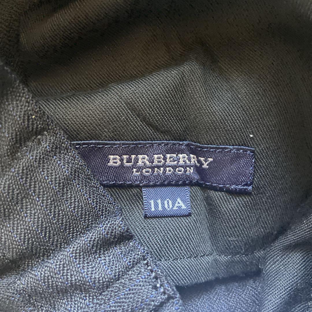 美品　バーバリーロンドン　キッズフォーマル　110 スーツ　男の子　紺　ネクタイ