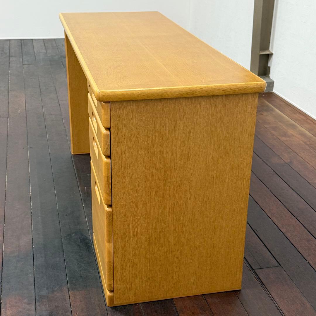 H21C18 浜本工芸 HAMAMOTO デスク 片袖机 オーク材