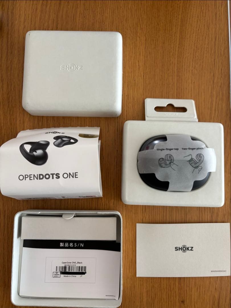 SHOKZ OpenDots ONE ブラック E310