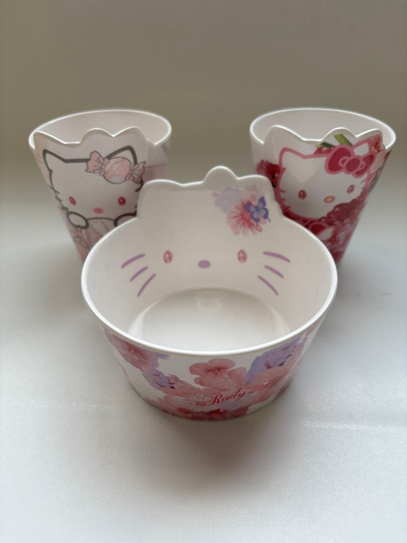 ３点セット Rady × Hello Kitty メラミンボウル メラミンコップ