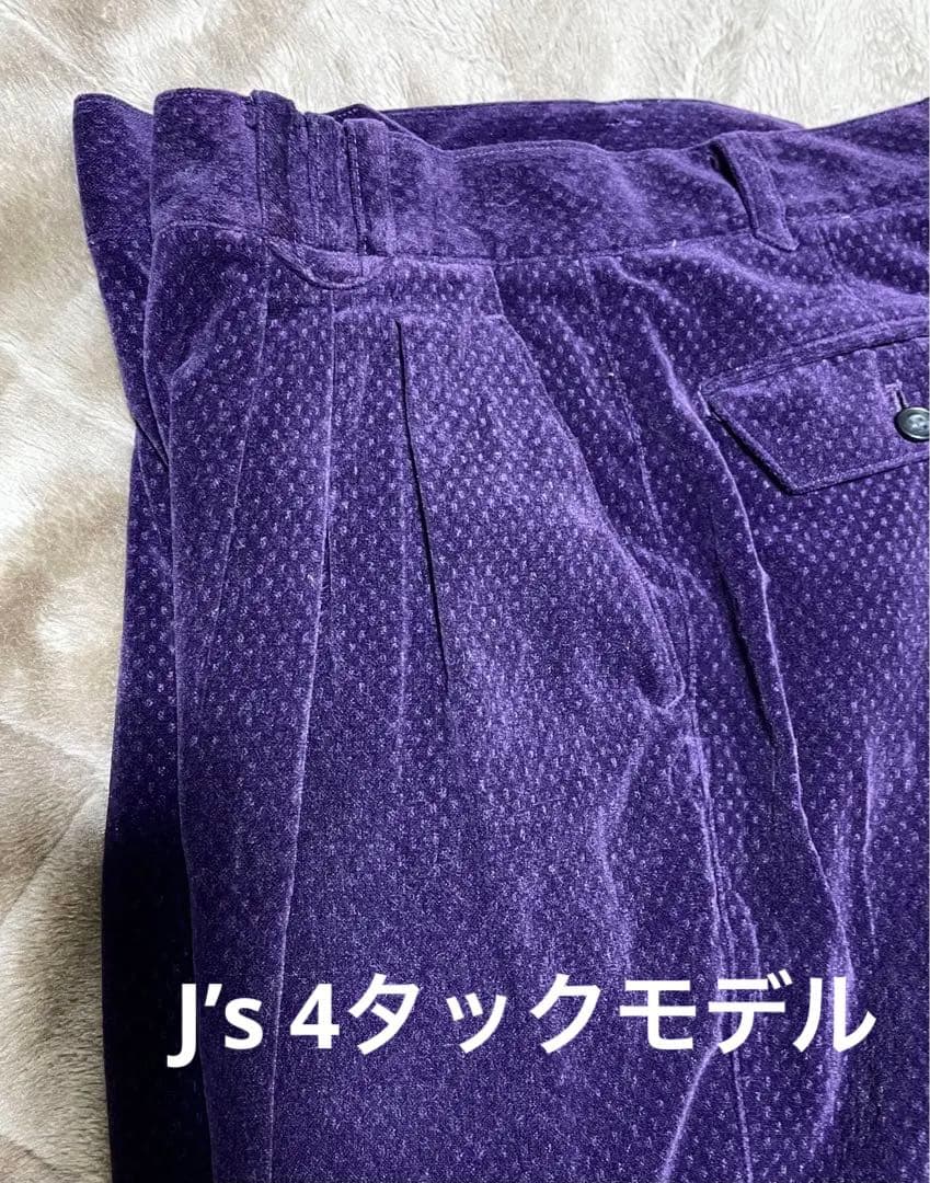 ジャンボ尾崎J’s 4タックパンツ＋ブラックポロシャツセット