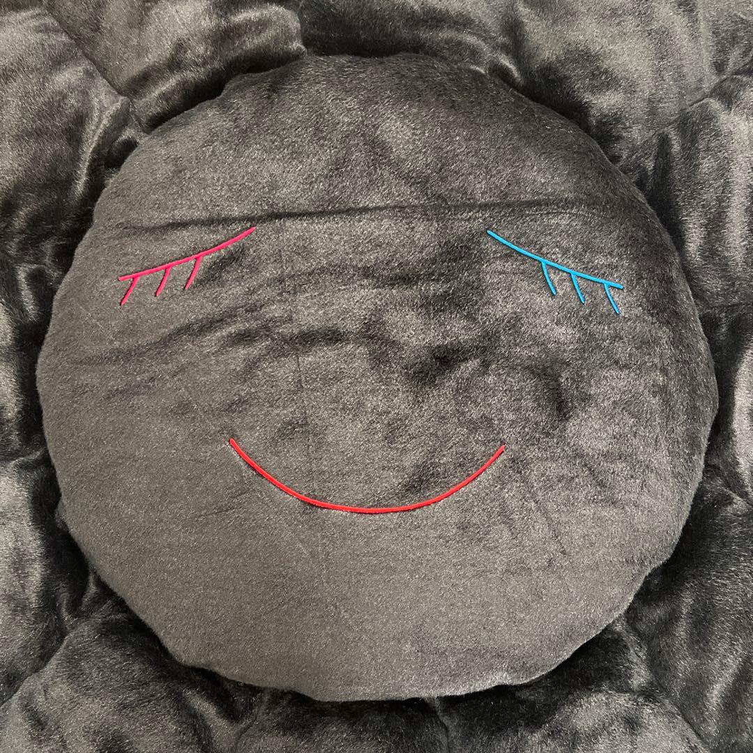 むっこ様　村上隆　特大フラワークッション　ブラック　1.5m