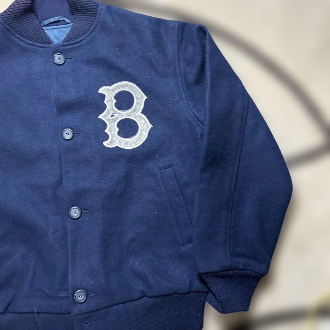 Hemlockオールド ニグロリーグ 美品90s スタジャン B刺繍