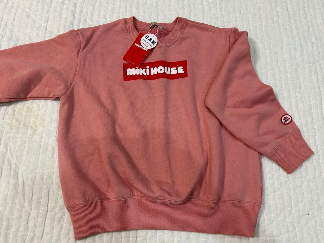 ⚫️みーさま専用⚫️新品未使用ミキハウス　日本製 トレーナー130 140(難あり)