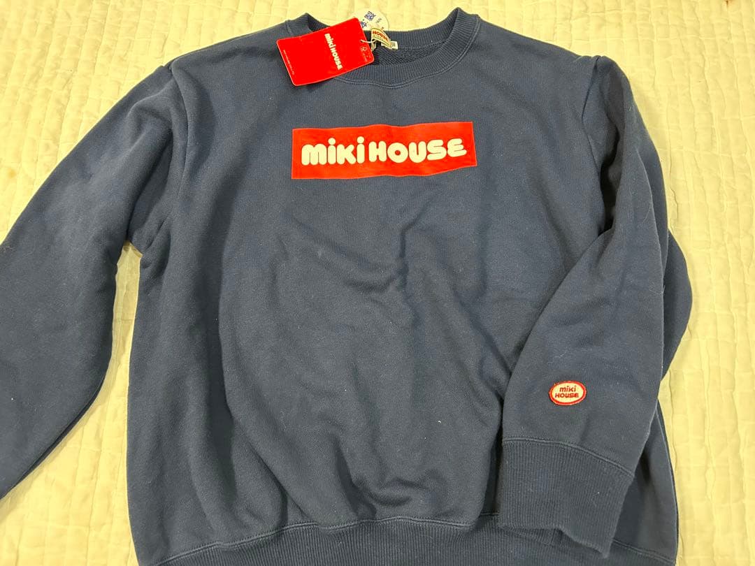 ⚫️みーさま専用⚫️新品未使用ミキハウス　日本製 トレーナー130 140(難あり)