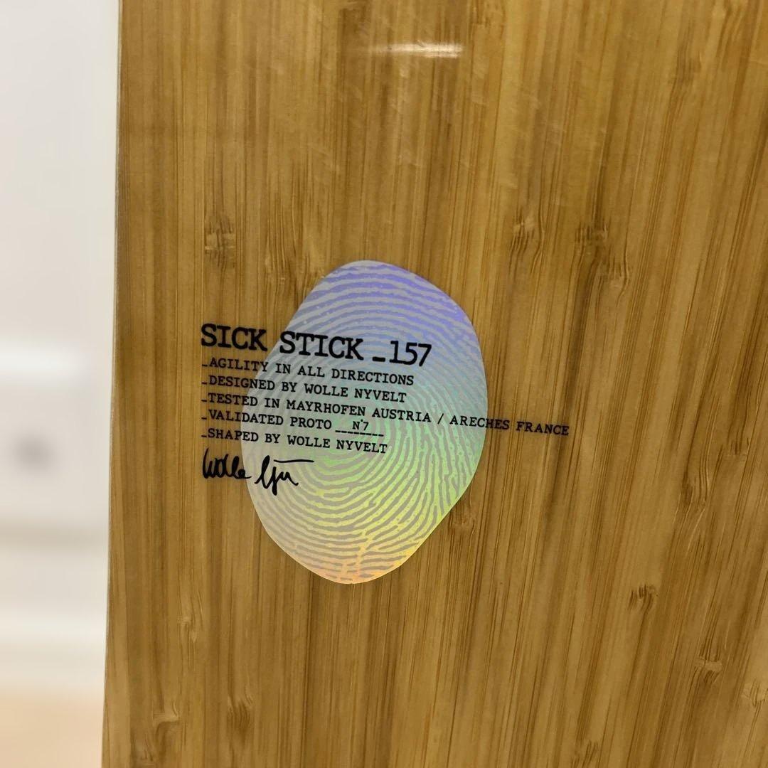 【美品】SALOMON HPS Sickstick 157 パウダー 23-24