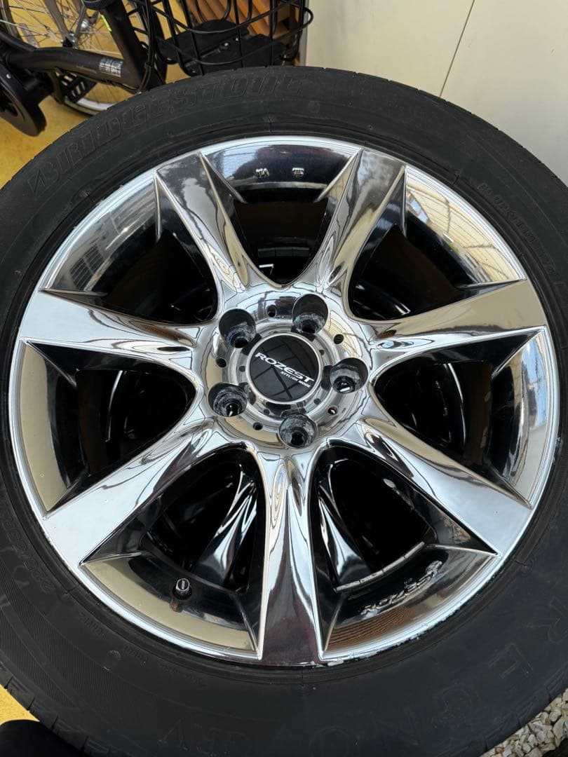 値下げアルミホイール4本セット　ROZEST ・S-MODE07