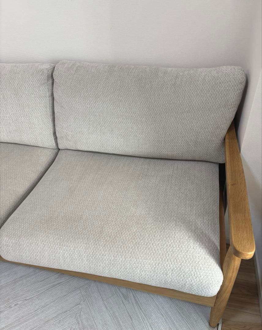 大川家具 2人掛けソファ(送料込)