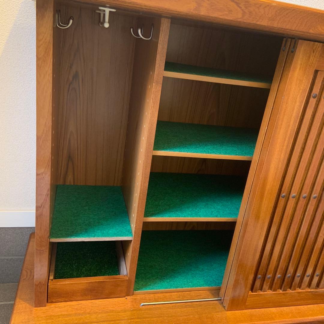 【かりん】シューズボックス　シューズラック　木製下駄箱　十万石印