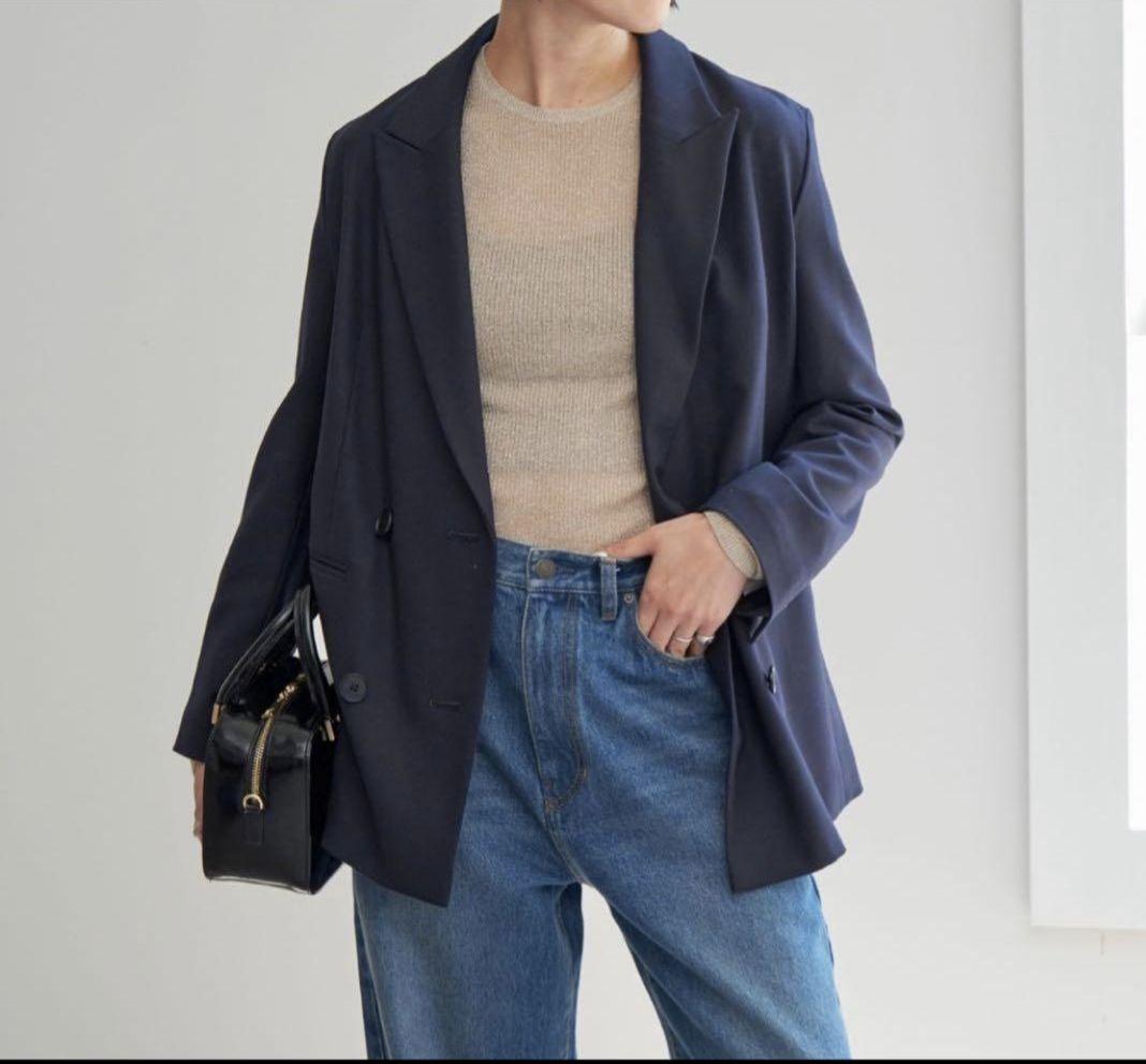 Spick ＆ Span ウールブレンドダブルブレストジャケット