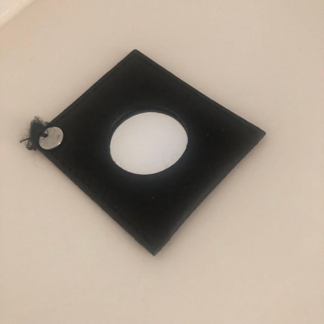 エバゴス オイルレザー 巾着型 ショルダーバッグ 20周年チャーム ebagos