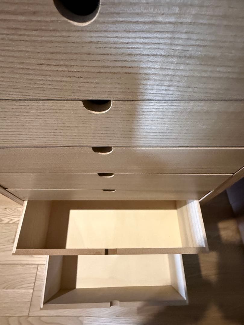 多段 ナチュラル木製 引き出し10段チェスト