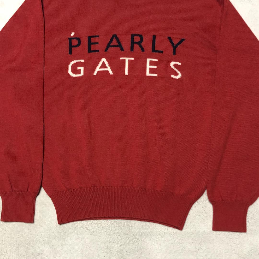 【匿名配送】パーリーゲイツ ゴルフウェア ビッグロゴニットセーター Mサイズ