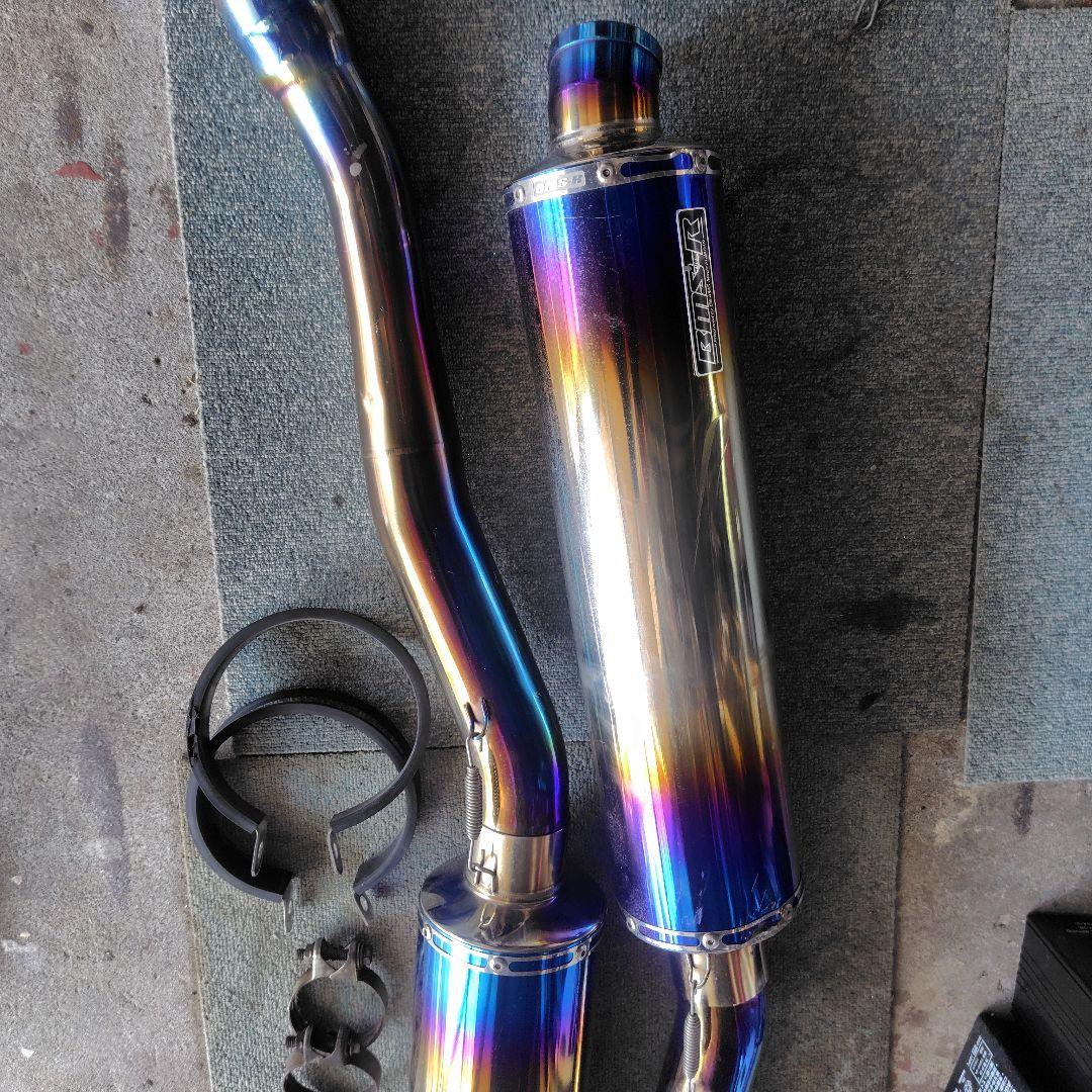 zzr1400取り外し スリップオンマフラーzx14