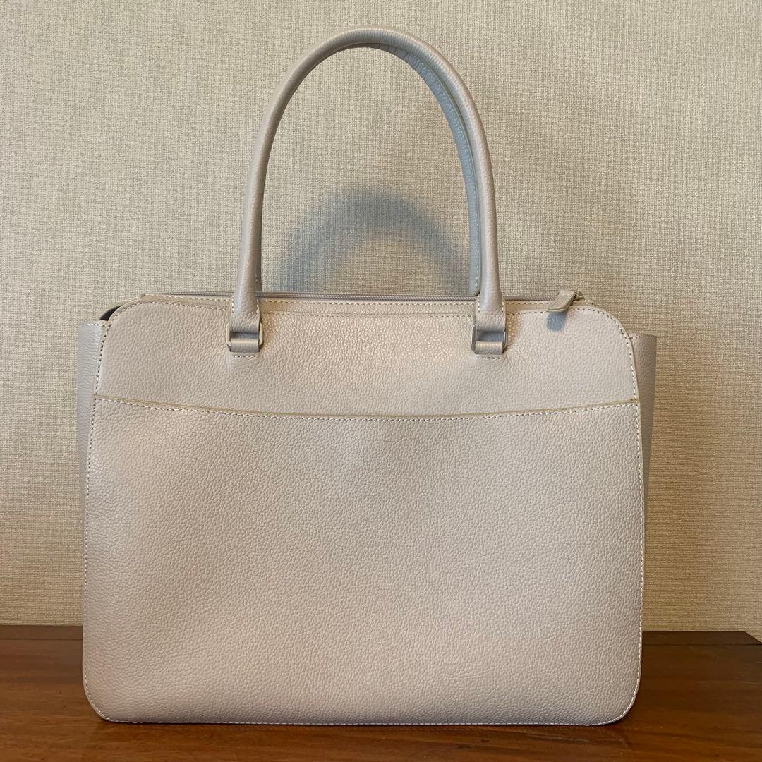 【nao】アニエスベー　牛革　バッグ　ビジネスバッグ