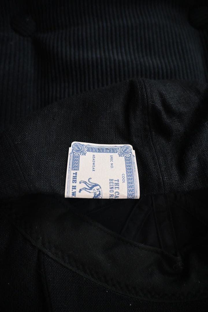 THE H.W.DOG CO. 黒キャスケット サイズ40