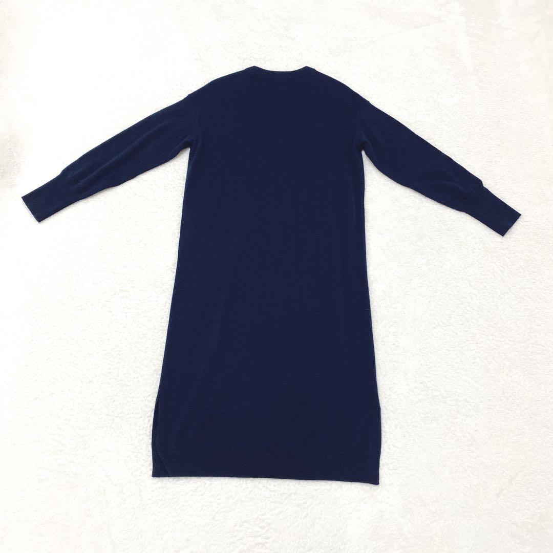 【美品】セオリーリュクス カシミヤ100% ロングニットワンピース 定価5万