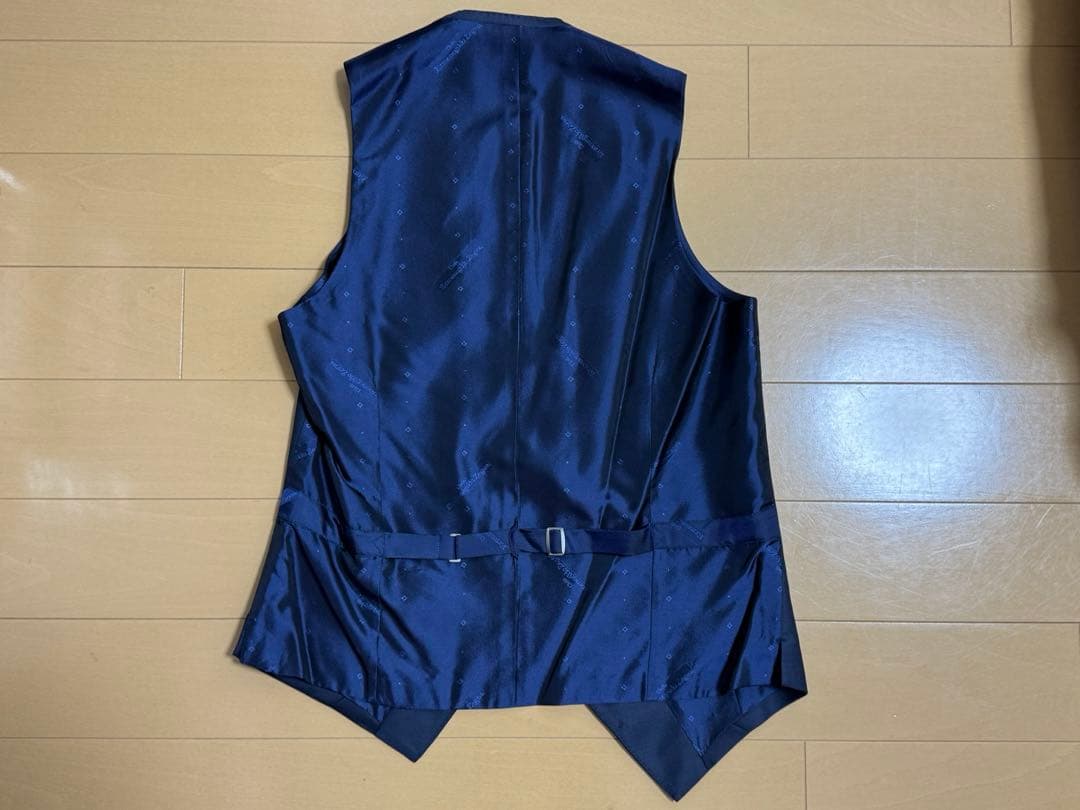 超美品イタリア名門 ゼニア トロフェオ ネイビー 3ピーススーツ