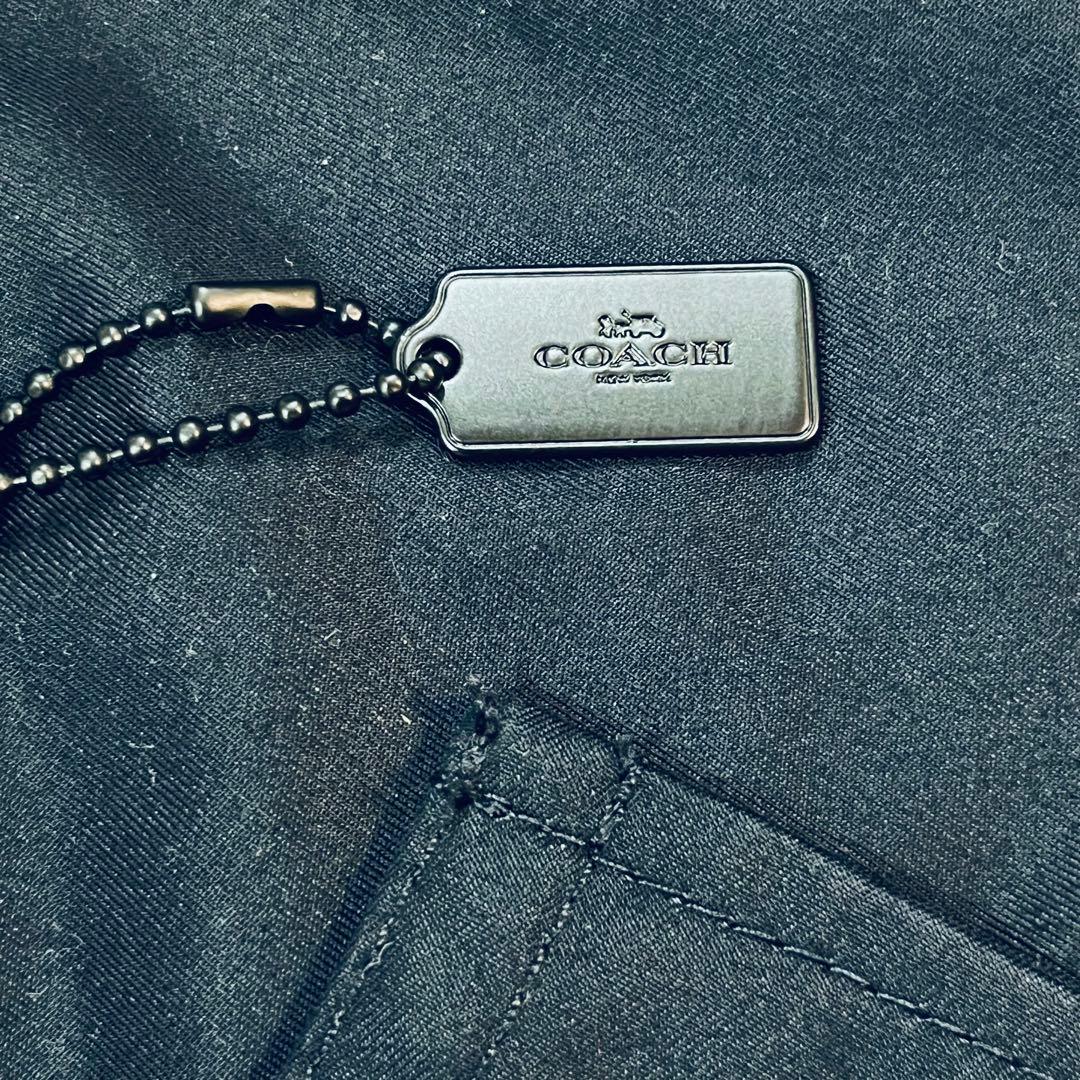 美品✨COACH ネイビー トレンチコート Mサイズ 上品シルエット
