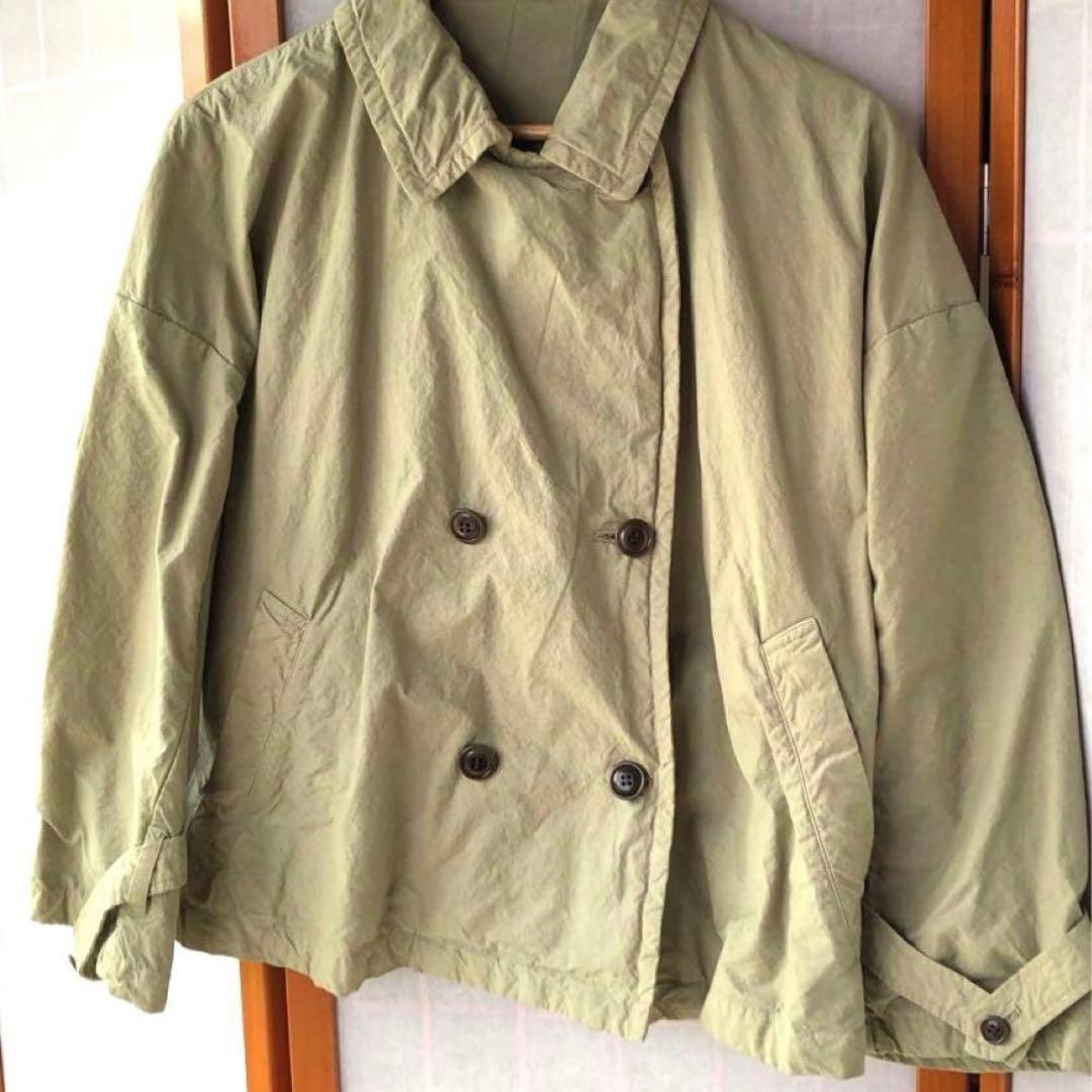 nest Robe スーピマコットンショートトレンチジャケット