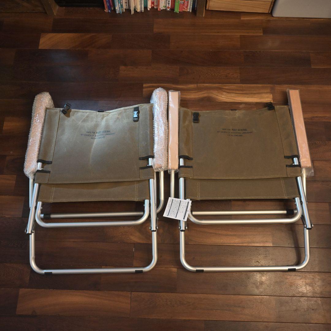【2脚セット】POSTGENERALワックスドキャンバス ローバーチェア