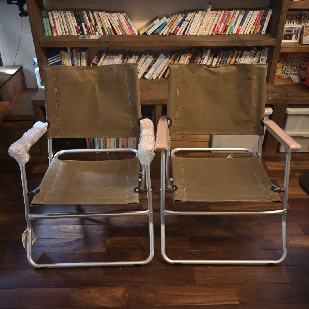 【2脚セット】POSTGENERALワックスドキャンバス ローバーチェア