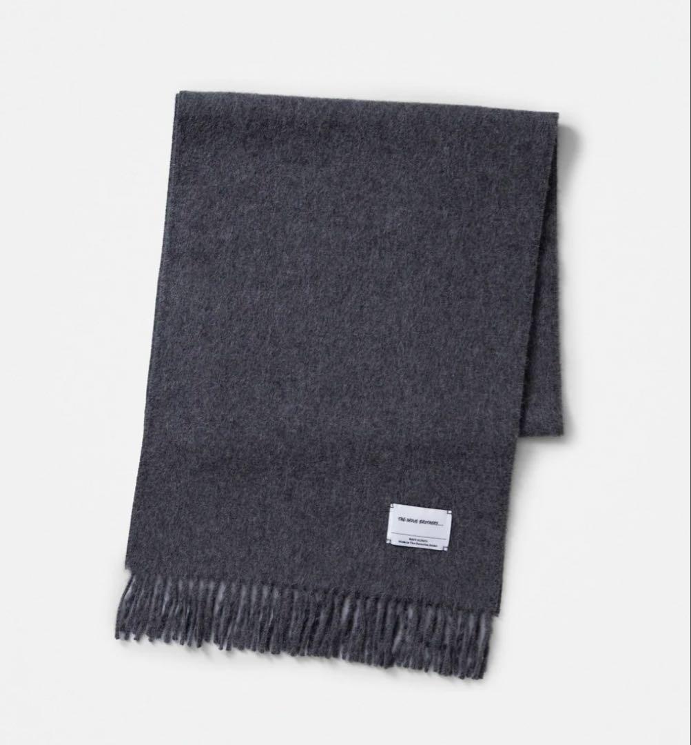 THE INOUE BROTHERS Brushed Scarf グレー