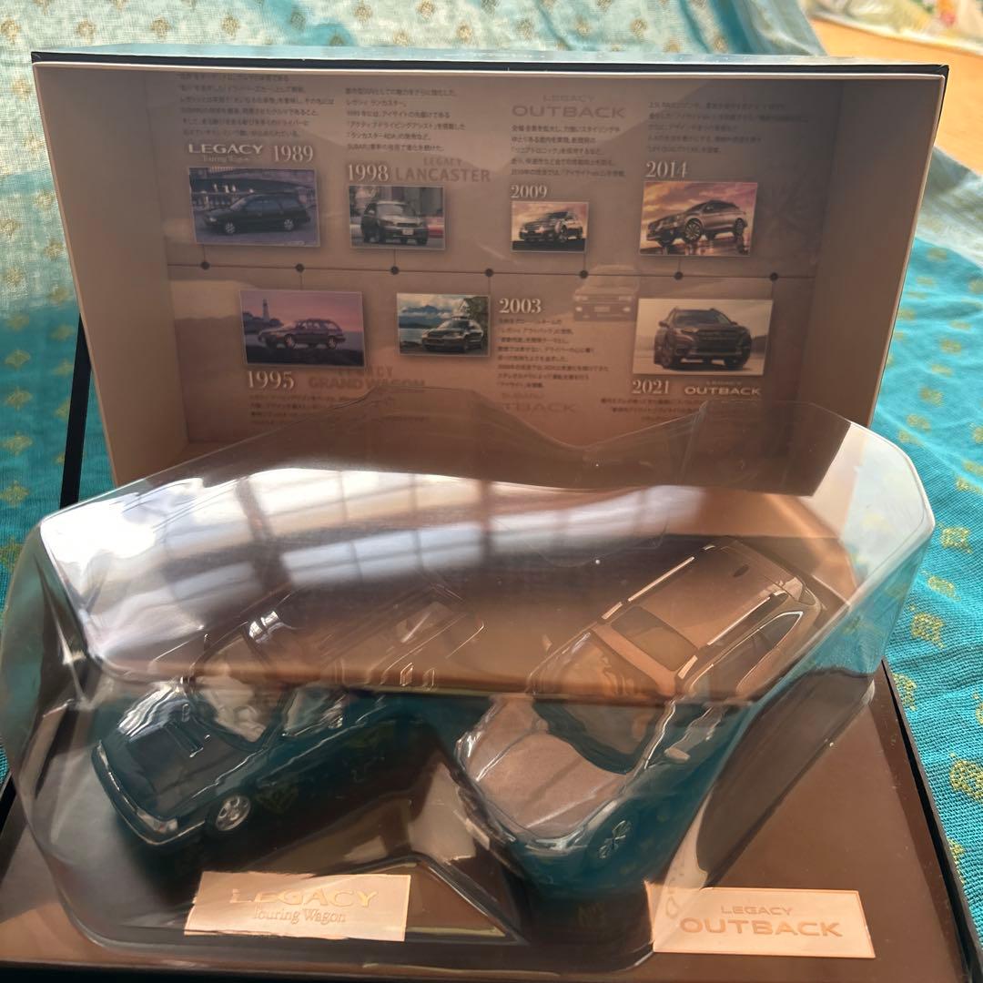 SUBARU レガシィ アウトバック 1/43スケールモデル 2台セット