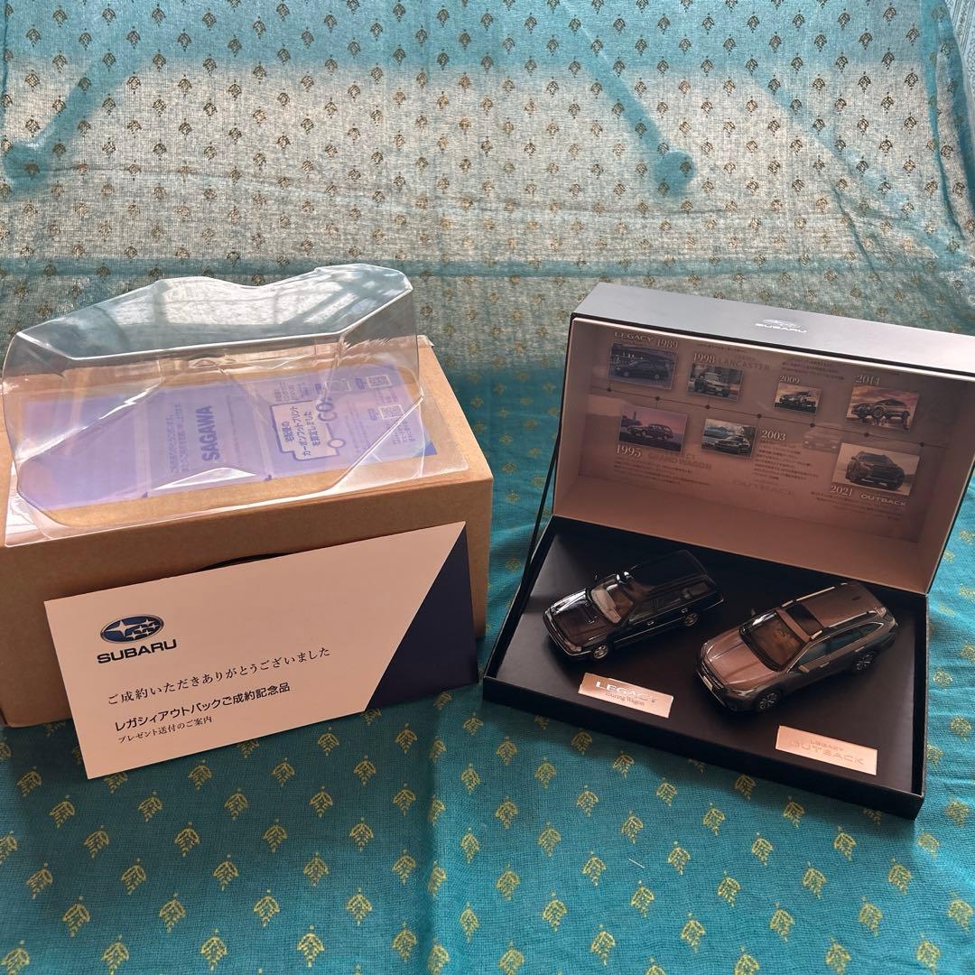 SUBARU レガシィ アウトバック 1/43スケールモデル 2台セット