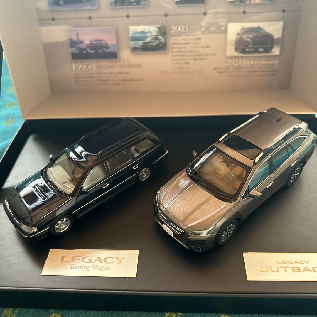 SUBARU レガシィ アウトバック 1/43スケールモデル 2台セット