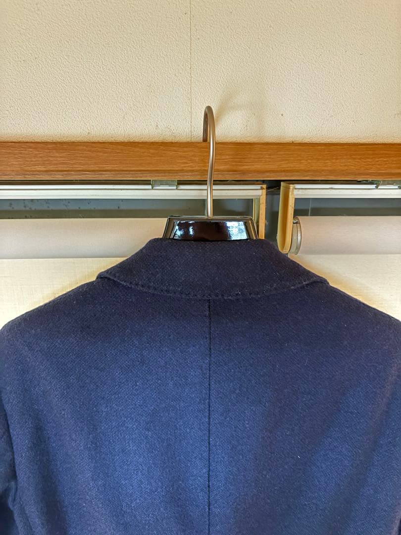 LARDINI ネイビー チェスターコート サイズ46