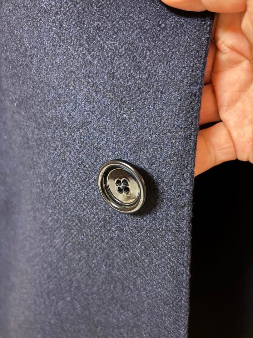 LARDINI ネイビー チェスターコート サイズ46