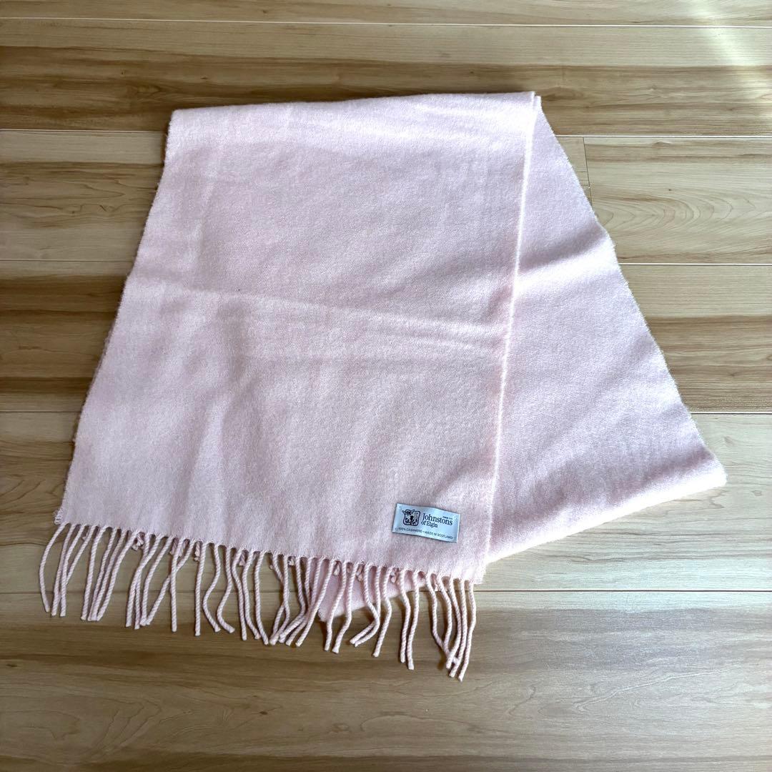 Jhonstons of Elgin 中判ストール マフラー カシミヤ