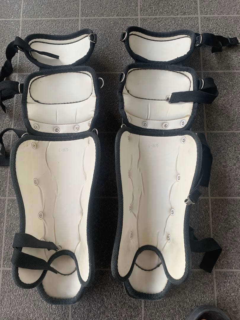 キャッチャー防具セット ブラック　収納袋付き