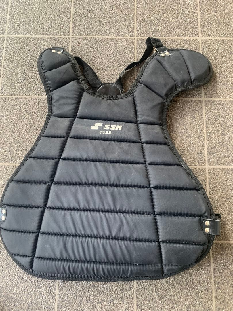 キャッチャー防具セット ブラック　収納袋付き