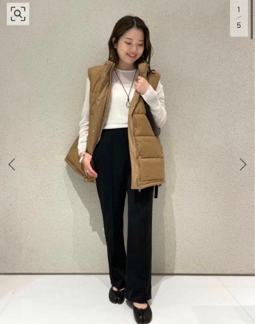 Plage loose liner ベスト 新品タグ付き　ダウンベスト