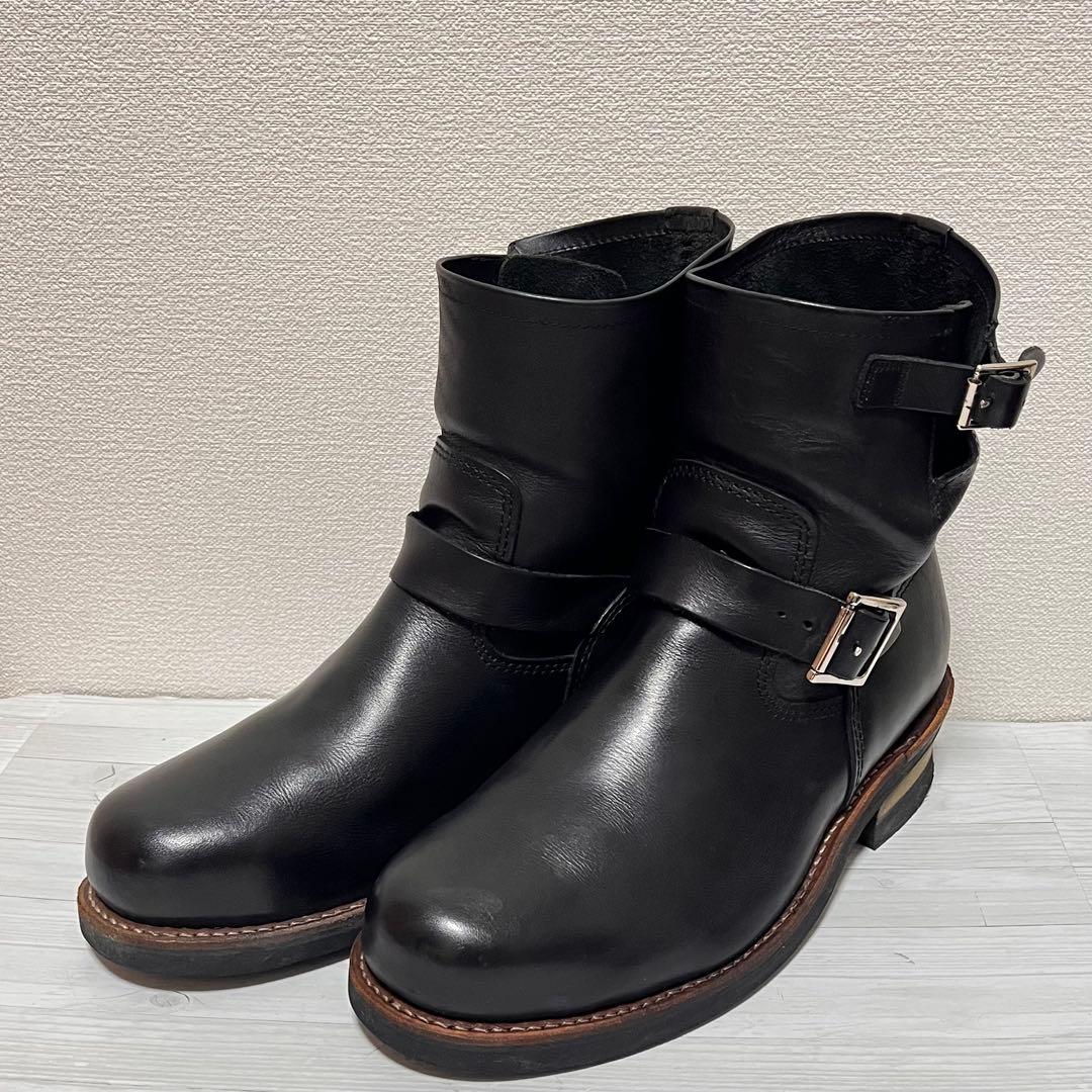 美品✨ Hawkins エンジニアブーツ ブラック 40015 スチールトゥ