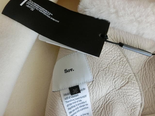 ダブルスタンダードクロージングソブムートン使用ロングベスト