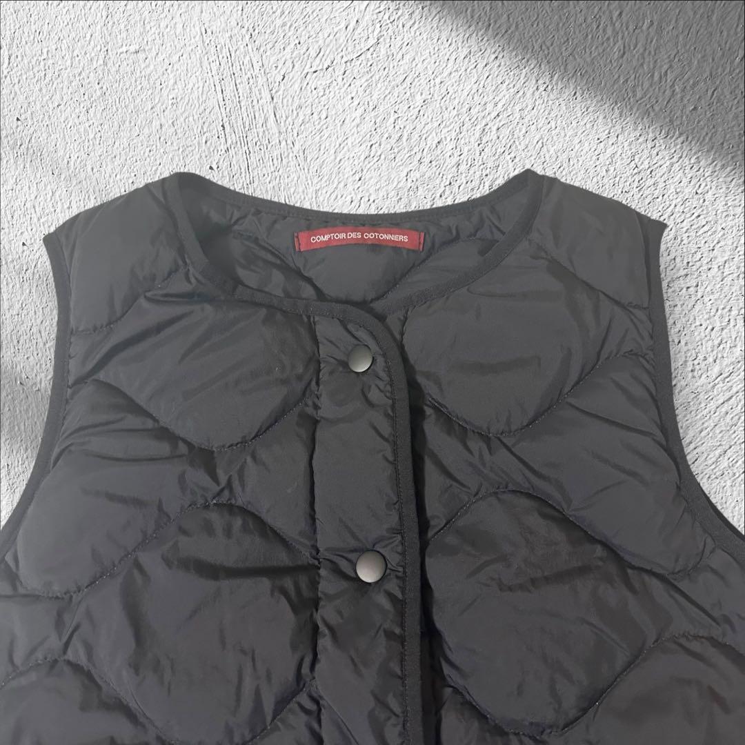 美品COMPTOIR DES COTONNIERSウルトラライトダウンベスト