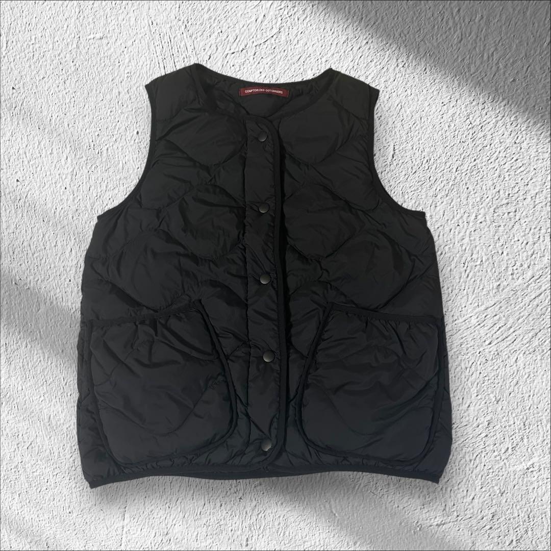 美品COMPTOIR DES COTONNIERSウルトラライトダウンベスト
