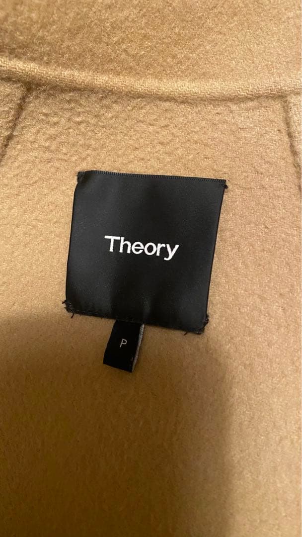 Theory ダブルフェイス　コクーンチェスターコート P