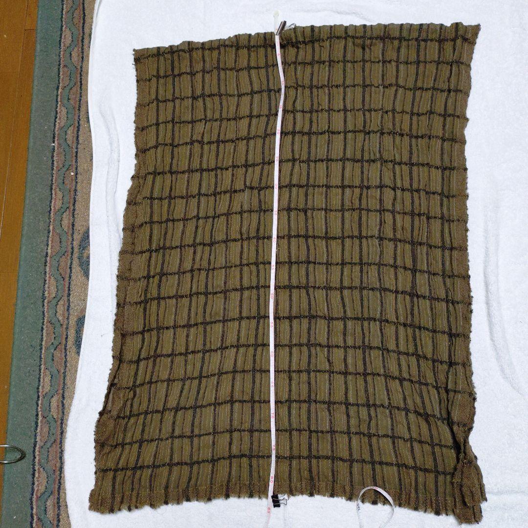 ヨーガンレール　茶系　ロングワンピース 大判ストール付き