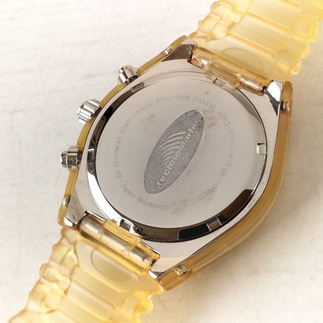 テクノマリーン　クロノグラフ　ダイバーズ　難あり　クオーツ稼働品