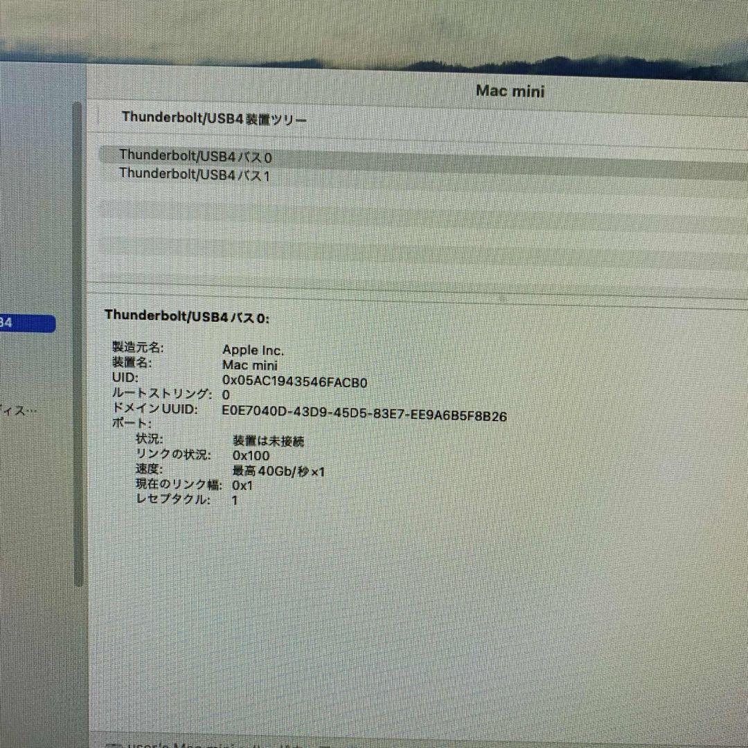 Mac mini 2020 Apple M1 8GB SSD256 デスクトップ