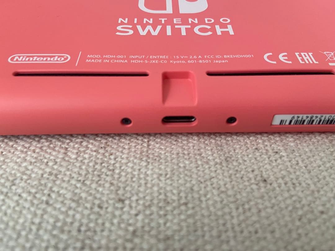 [美品] Nintendo Switch Lite (コーラルピンク) 本体